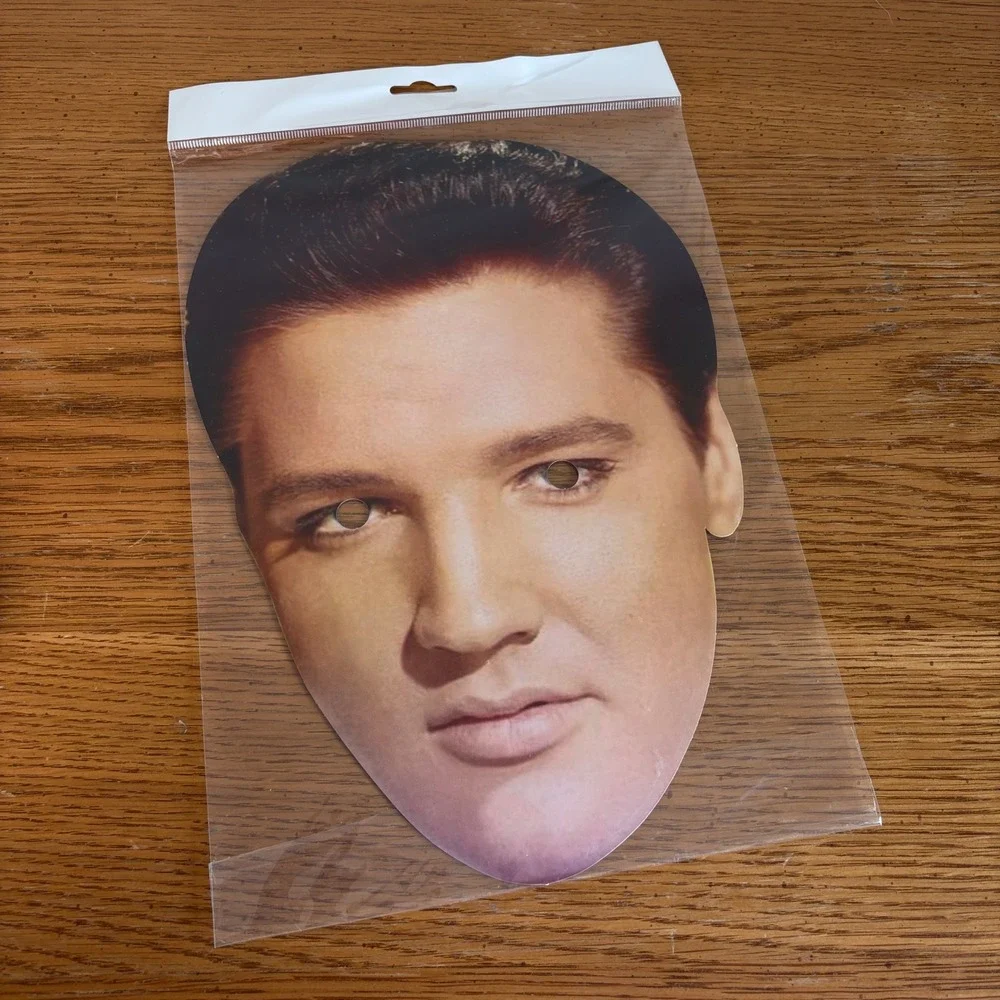 MyMask Elvis Presley Cardboard Face Mask Rock n Roll Celebrity Costume 12